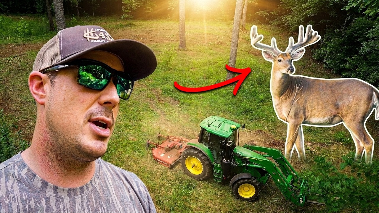 Creating a Food Plot for our Biggest Buck On The Farm!