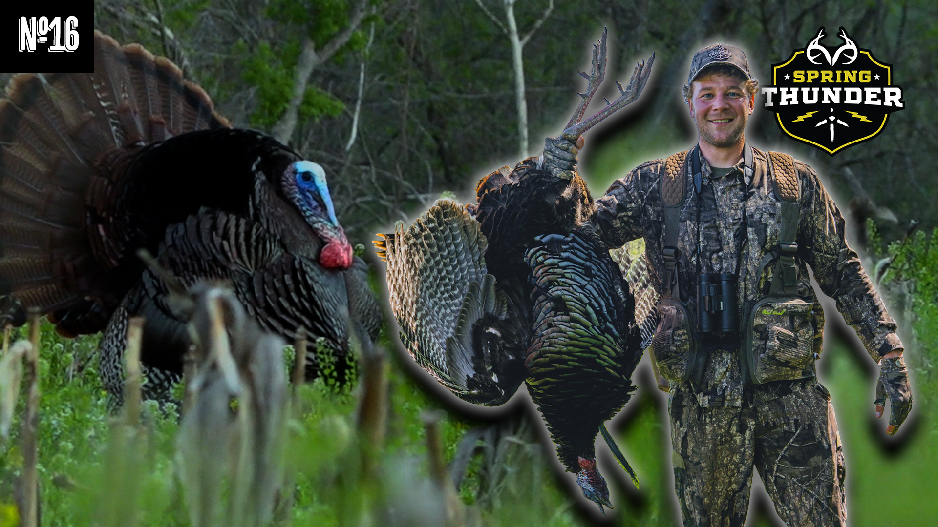 Iowa Gobbler Right Down the Barrel | Using Terrain on Turkeys | Spring Thunder