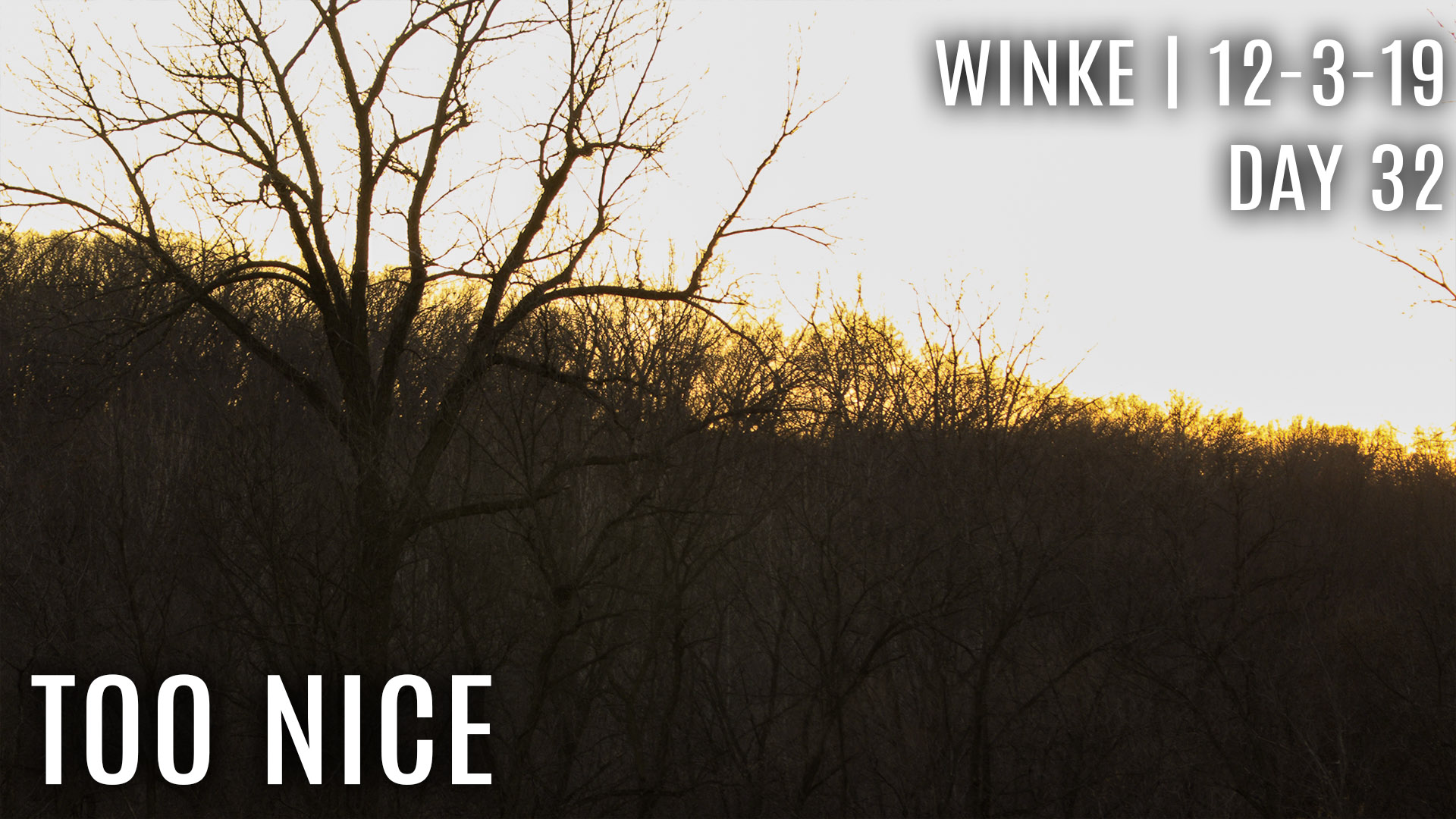 Winke Day 32: Too Nice