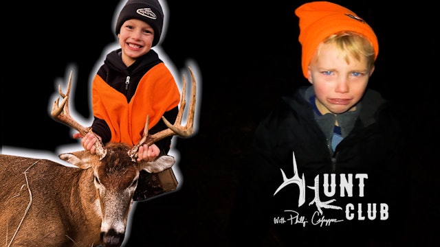 Big Buck Makes Little Brother Cry | Tucker's First Buck | Hunt Club