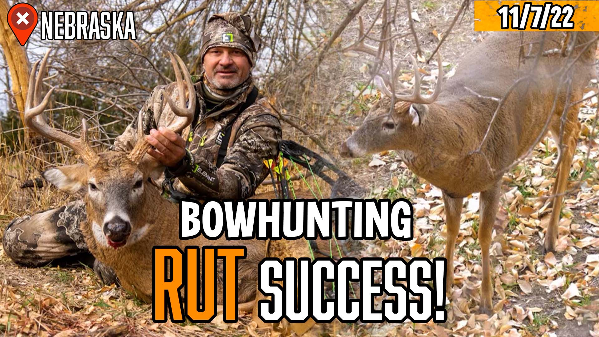 Rutting Nebraska Buck Hits the Dirt | November Deer Hunt | Realtree Road Trips