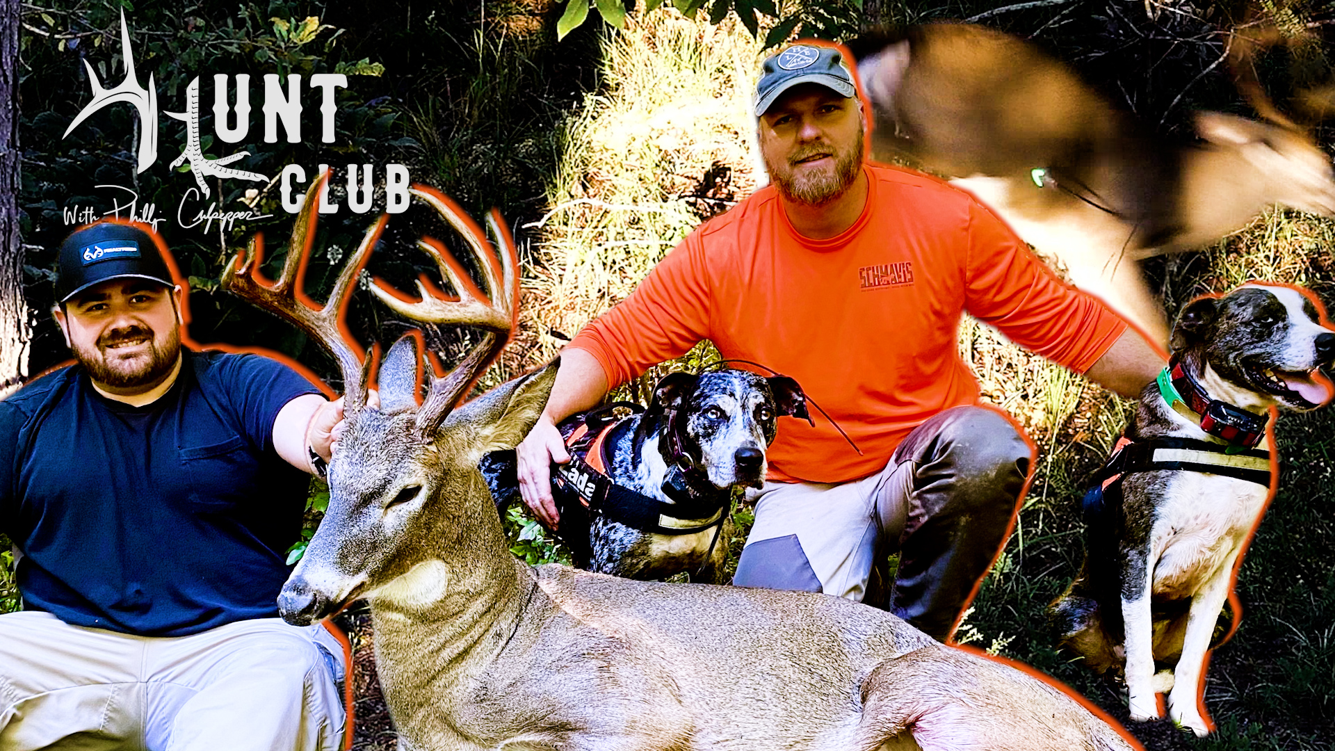 Big Buck Shows Up, Gets Arrowed | Calling in the Tracking Dogs | Hunt Club