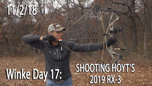 Winke Day 17: Shooting Hoyt's 2019 RX-3