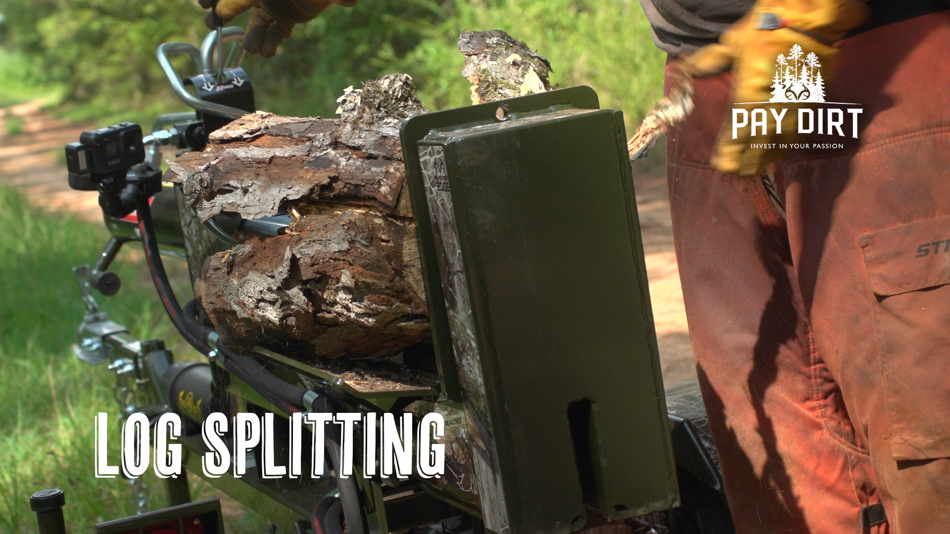 Tree Processing at Realtree Farms | Splitting Logs | Pay Dirt