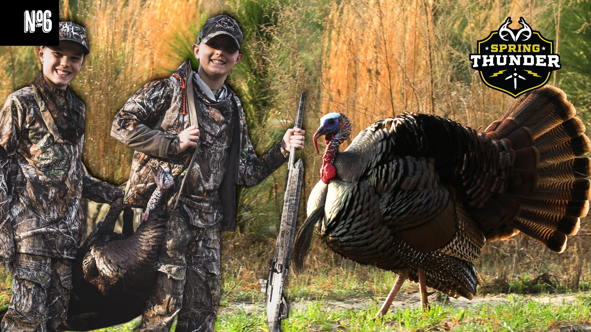 Youth Hunter's First Gobbler | Young Singletarys and Strutters | Spring Thunder