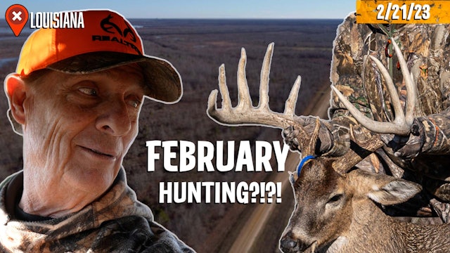Massive February Monster | Bill Jordan's Louisiana Buck | Realtree Road Trips