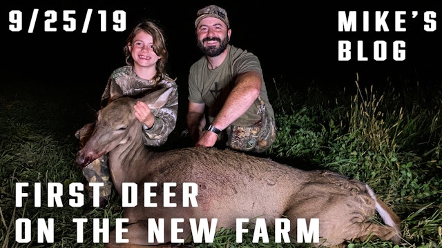 Mike's Blog: First Deer On The New Farm 