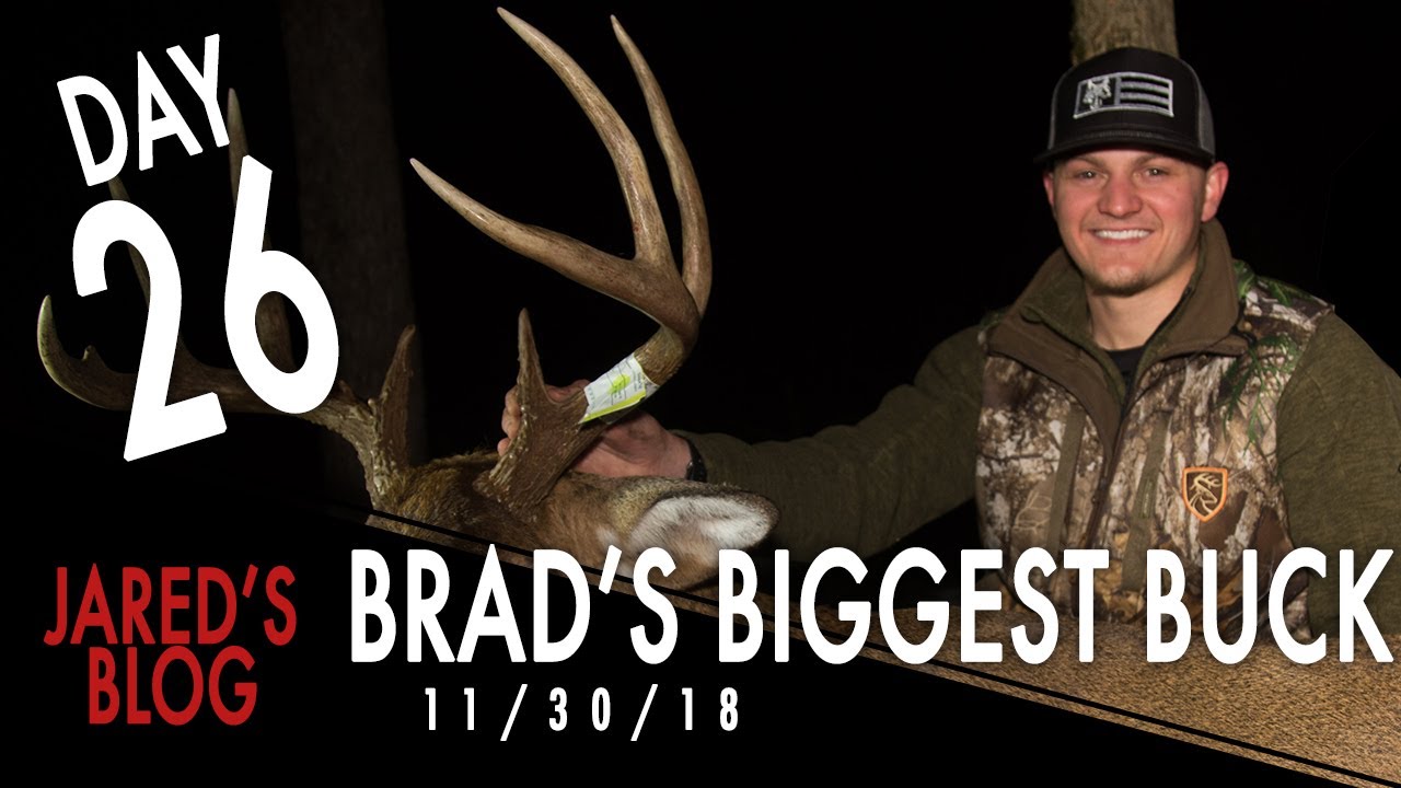 Jared's Blog: Bottom of the Ninth, Brad's Biggest Buck!