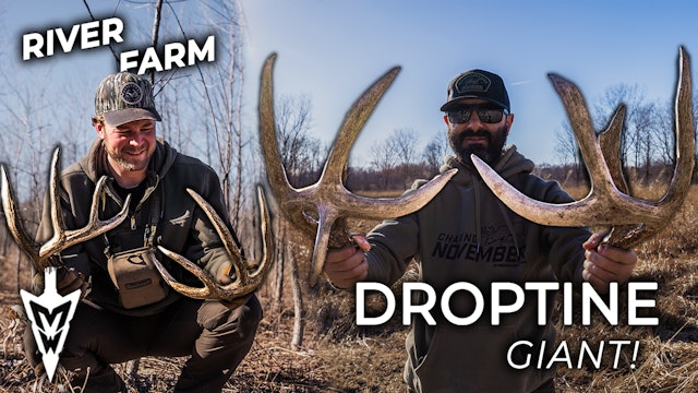 Huge River Farm Drop-Tine Sheds | 34 Deer Antlers in One Day | Midwest Whitetail