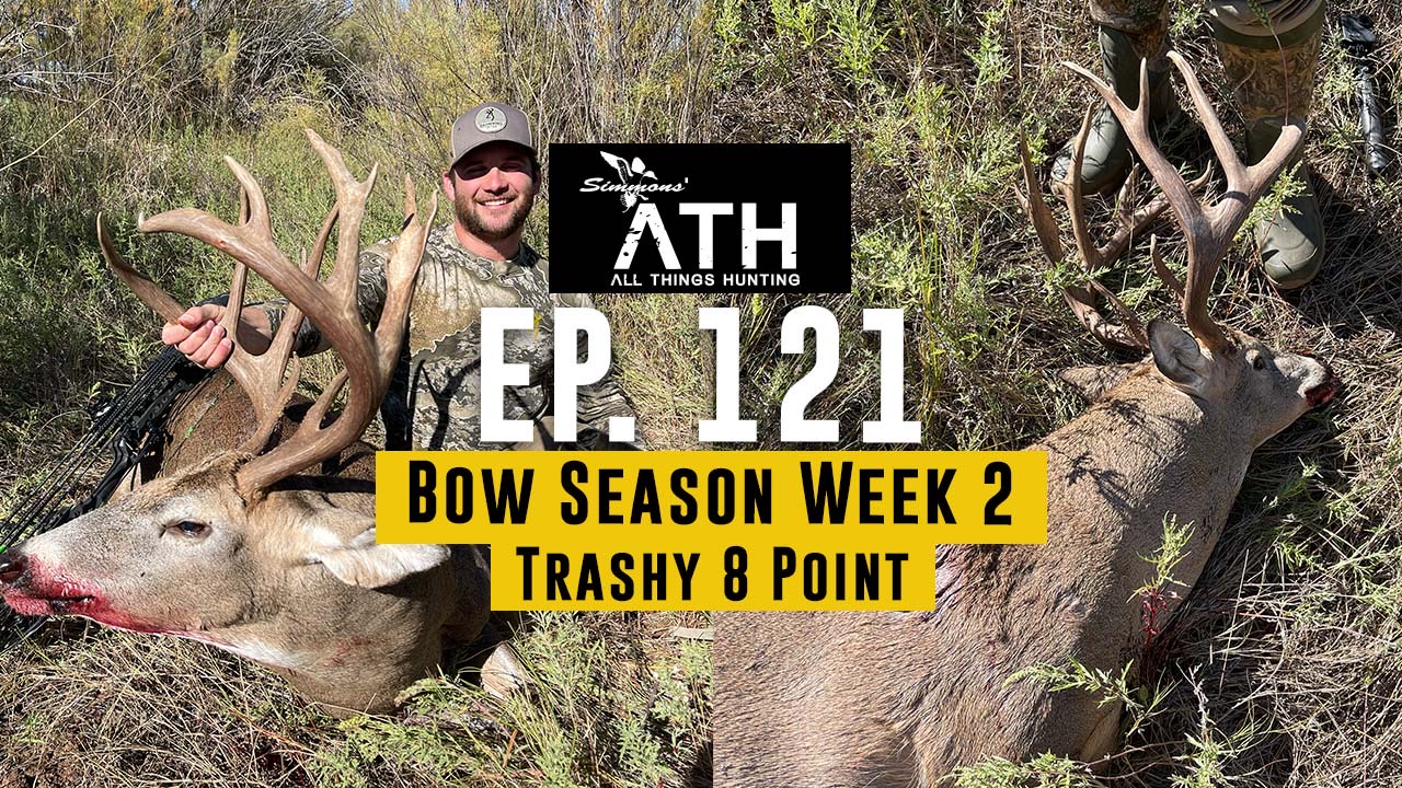 A Big, Trashy 8-Pointer | Crazy Antler Character | All Things Hunting  