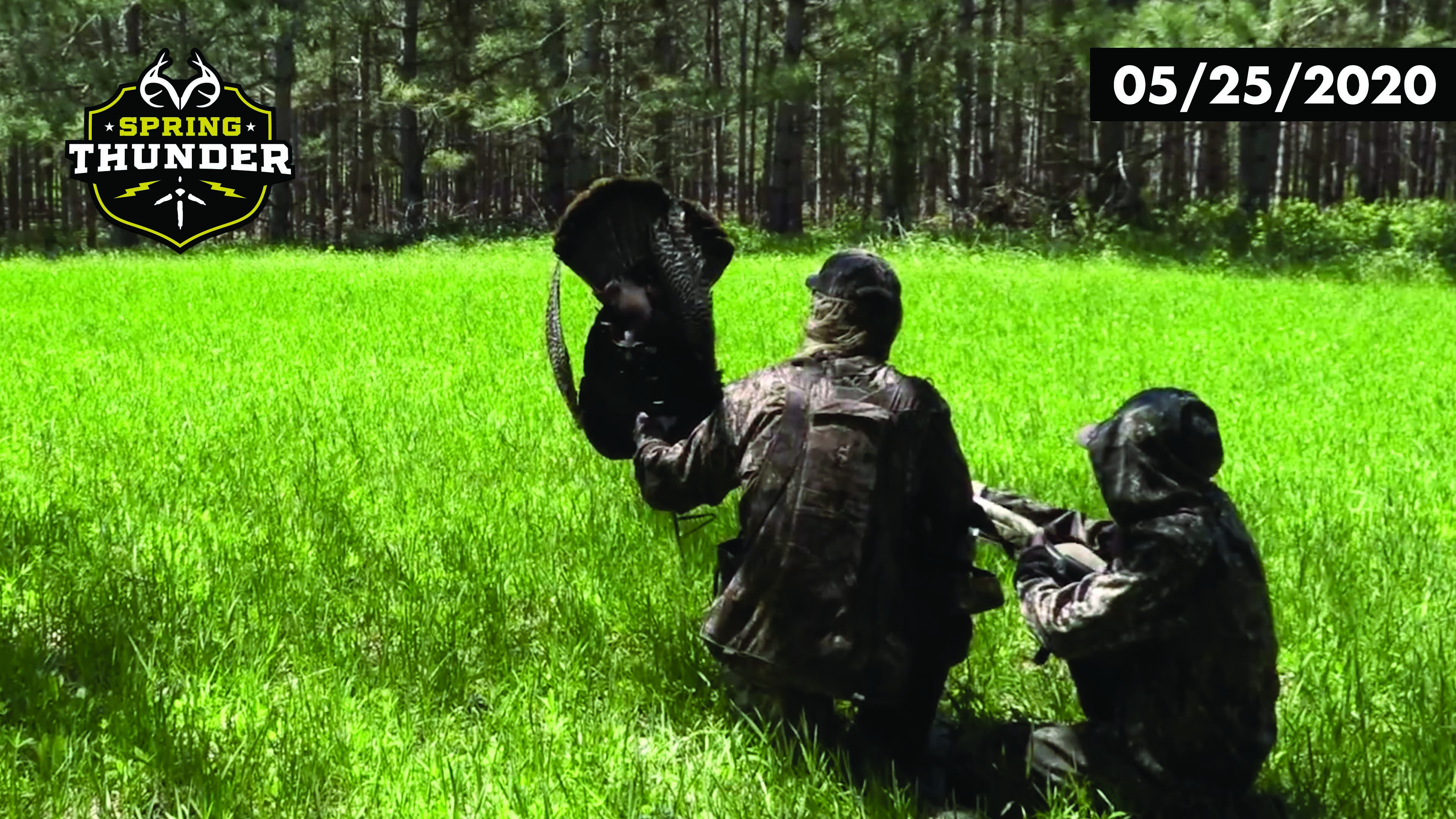 Midday Gobbling Madness | Turkey Sneaks in from Behind | Realtree Spring Thunder