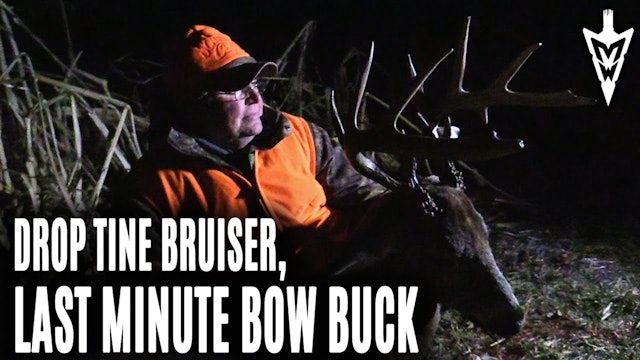1-14-19: Last Second Bow Buck, Drop Tine Bruiser | Midwest Whitetail