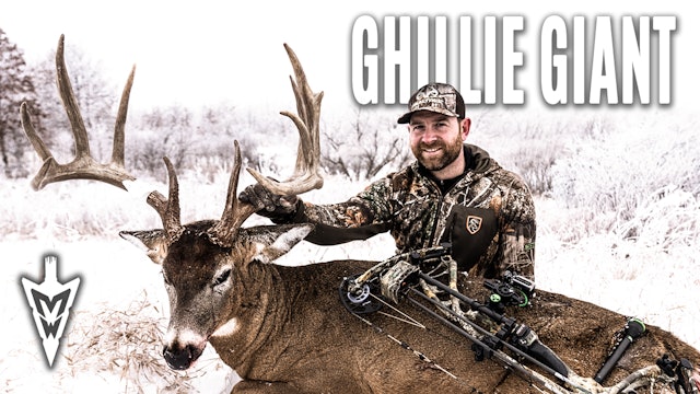 1-18-21: The Big 10 | 183-inch Ghillie Suit Buck With a Bow | Midwest Whitetail
