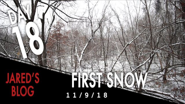 Jared's Blog: Hunting the First Snow