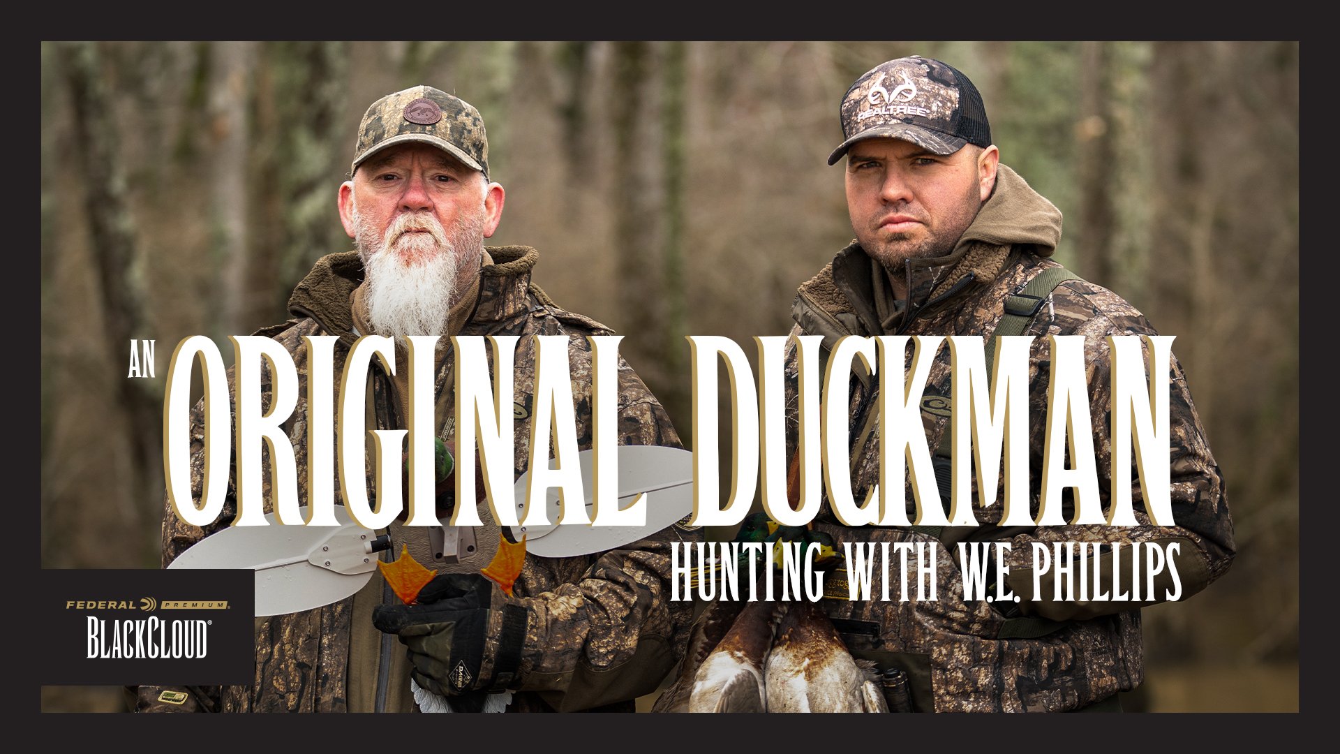 Hunting with a LEGEND | W.E. Phillips from the "Duck Men" Series | Black Cloud