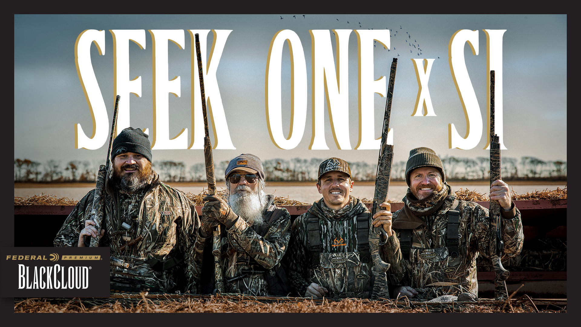 Si Robertson and Seek One Duck Hunt Louisiana | Black Cloud