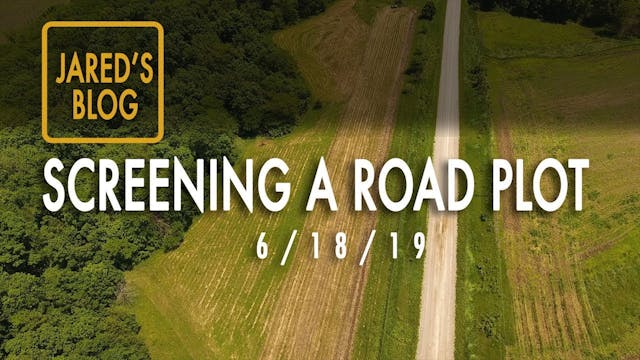Jared's Blog: Screening a Road Plot