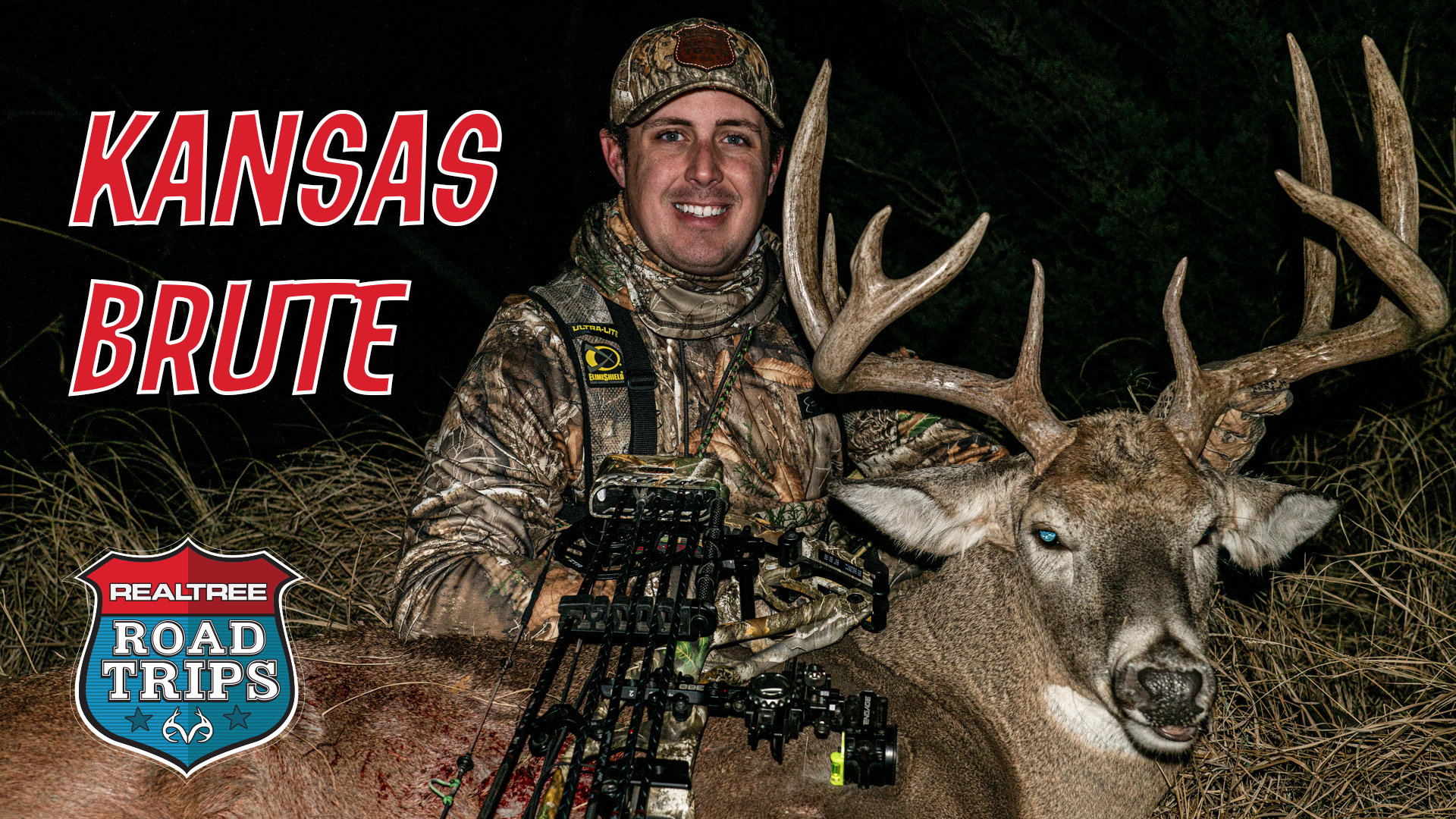 Tyler Jordan's Huge Kansas Deer | Bowhunting Rutting Bucks | Realtree Road Trips