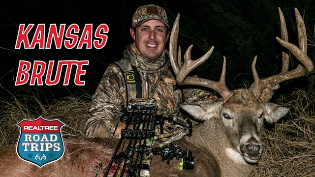 Tyler Jordan's Huge Kansas Deer | Bowhunting Rutting Bucks | Realtree Road Trips