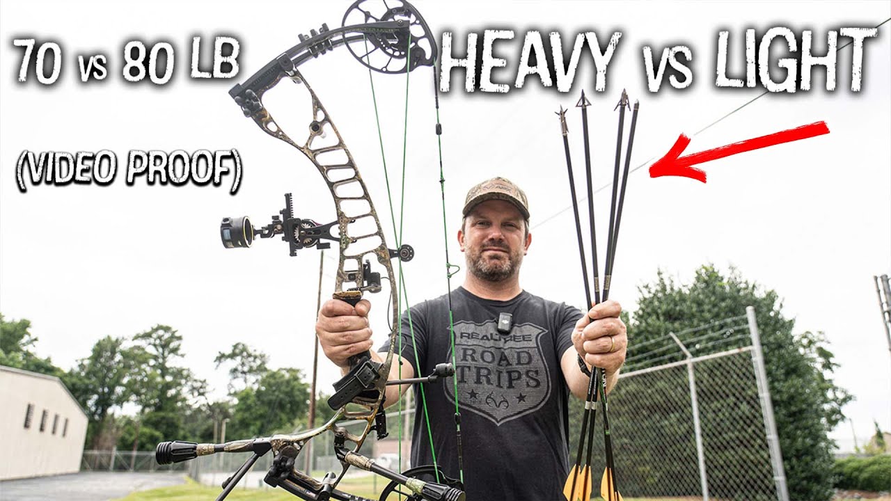 HEAVY vs LIGHT Arrows With Video Proof (6 Shots on Deer)