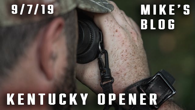 Mike's Blog: Kentucky Opener