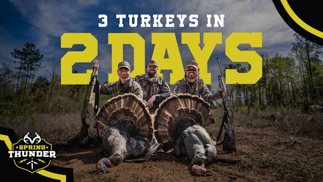 Hunting Alabama Turkeys | Doubling on Early Season Gobblers | Spring Thunder