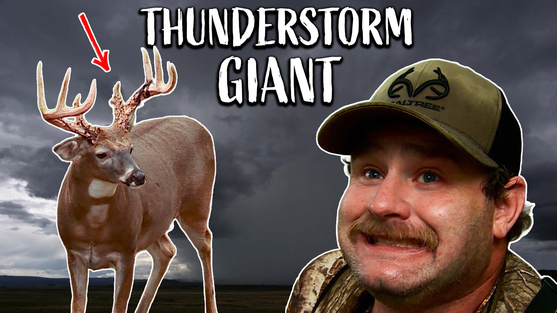 Bowhunting A GIANT During Dangerous Weather (A deer nicknamed TANK)