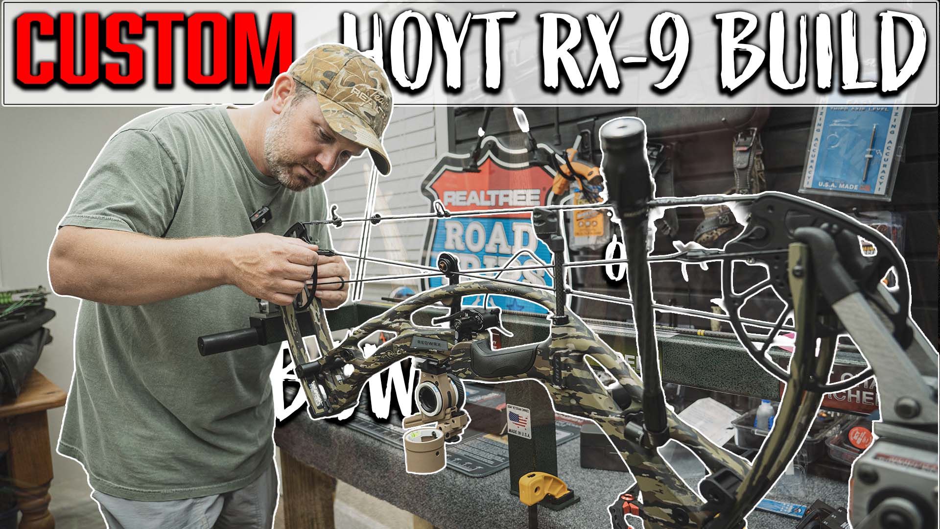 CUSTOM Hoyt RX-9 BOW BUILD and TUNE (Nobody Else Has This)