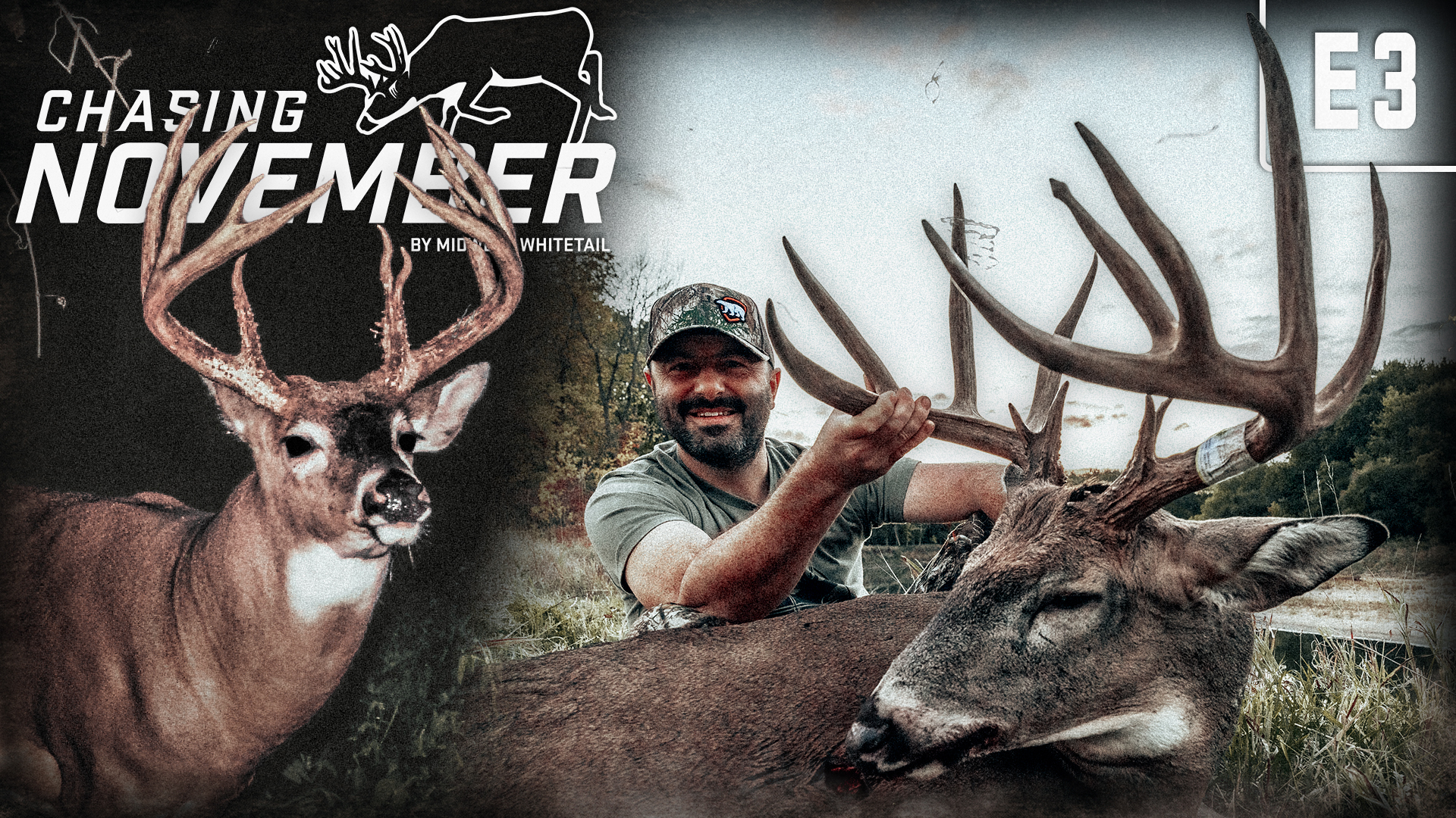 182-Inch Buck at Point-Blank Rang | Cold-Front Buck Action | Chasing November