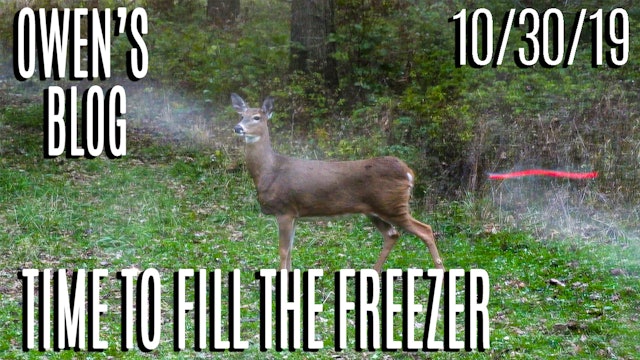 Owen's Blog | Time To Fill The Freezer