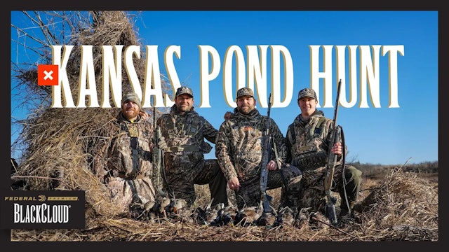 Ducks and a Big Buck?!? | Duck Hunting Ponds in Kansas | Black Cloud