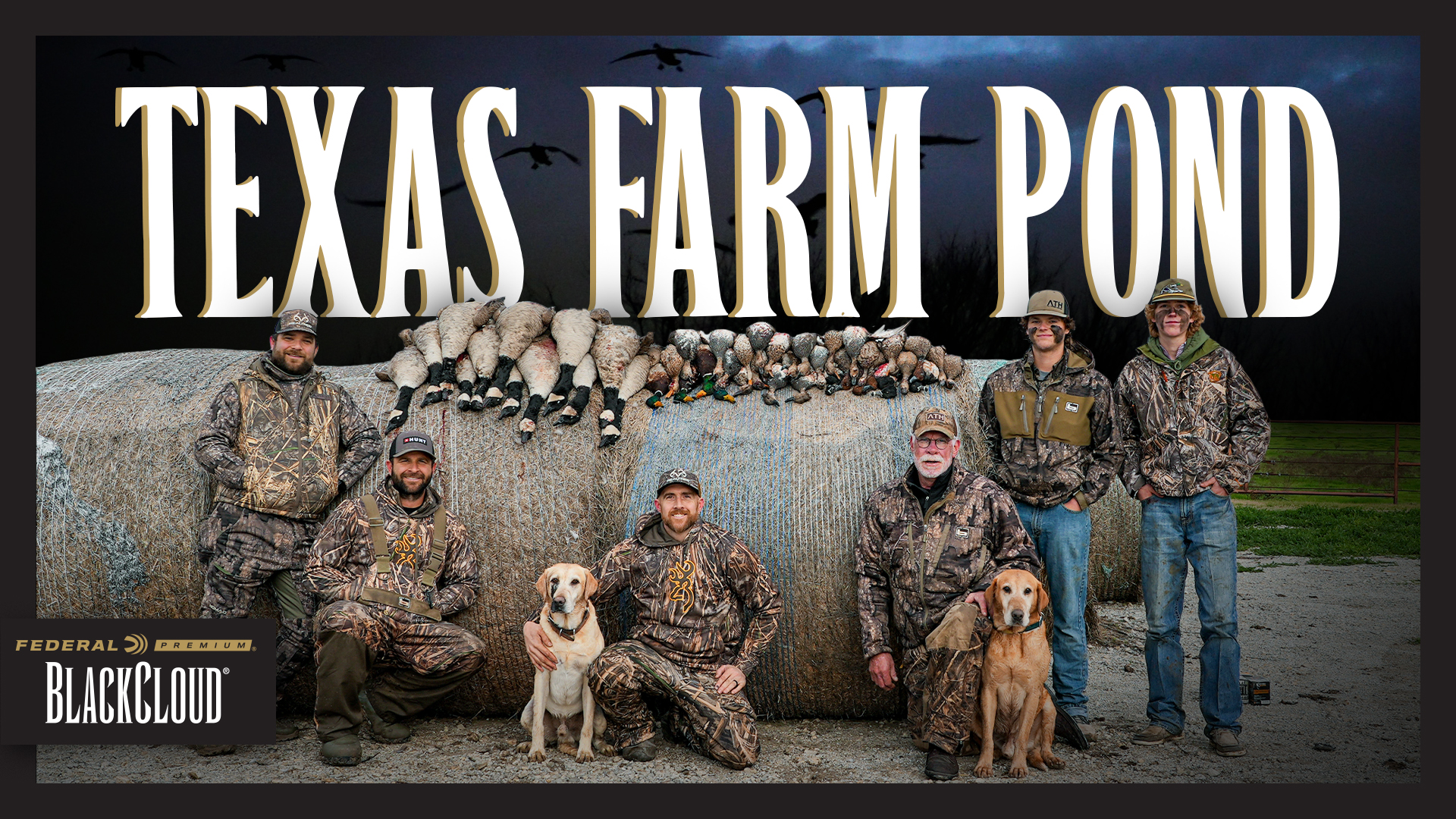 Duck Hunting a Texas Farm Pond | Mixed Bag of Ducks | Black Cloud