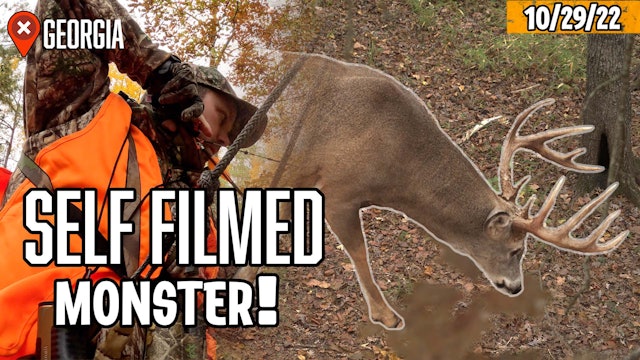 Self-Filmed Monster Buck | Tree Saddle Hunting In Georgia | Realtree Road Trips