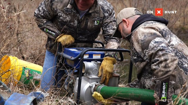 Installing Food Plot Watering Systems...