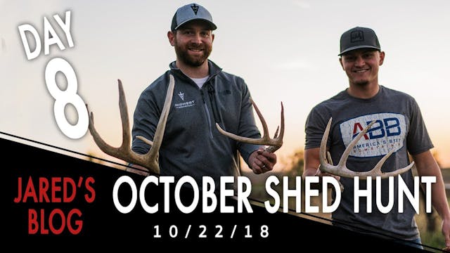 Jared's Blog: Shed Hunting in October...