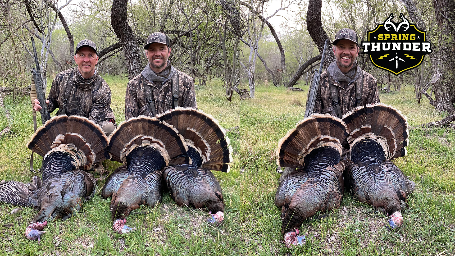 Two Gobblers with One Shot | Big Texas Strutters | Spring Thunder