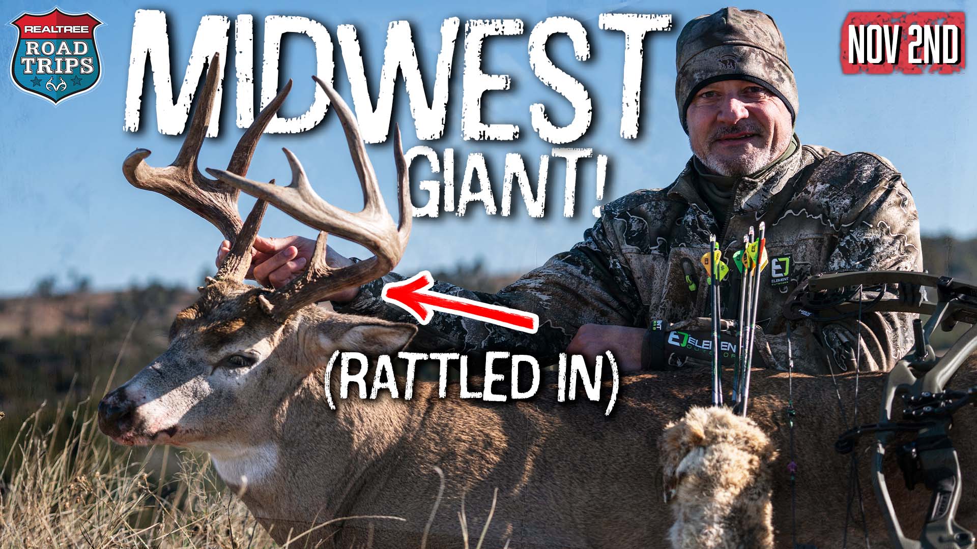 Rattling in a Giant Buck | Nebraska Pre-Rut Action | Realtree Road Trips