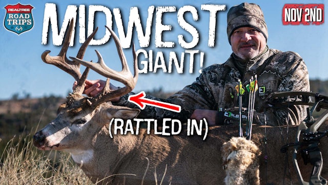Rattling in a Giant Buck | Nebraska Pre-Rut Action | Realtree Road Trips