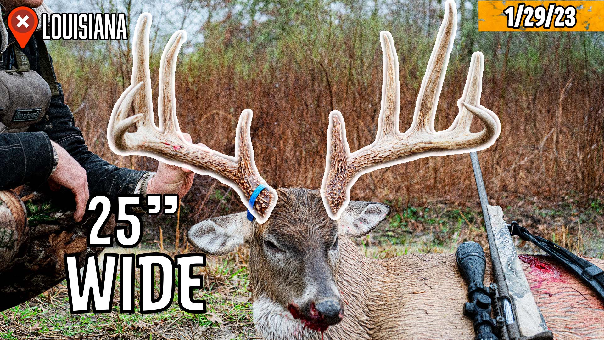 25-Inch Wide Louisiana Monster | Late-Season Deer Success | Realtree Road Trips