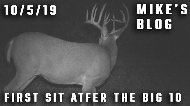 Mike's Blog: First Sit for the Big 10
