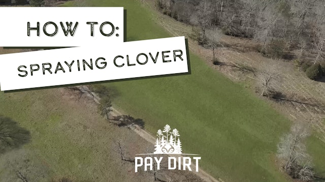 How to Spray Clover Fields | Pay Dirt