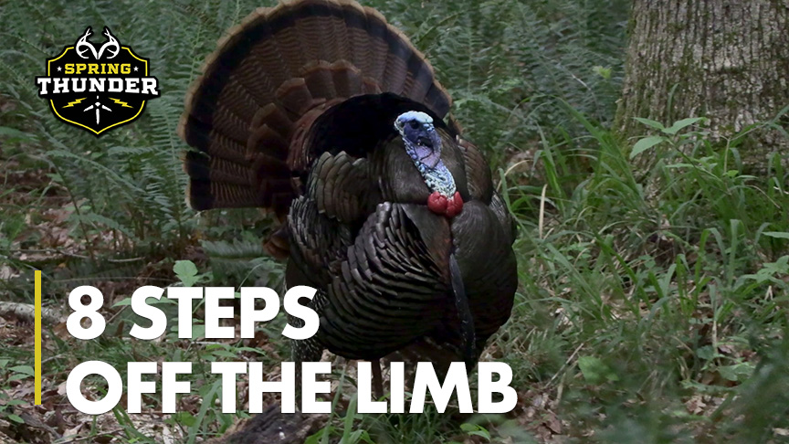 Dust-Bowl Gobbler Down! | Huge Gobbler at 8 Steps | Realtree Spring Thunder