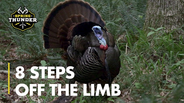 Dust-Bowl Gobbler Down! | Huge Gobbler at 8 Steps | Realtree Spring Thunder