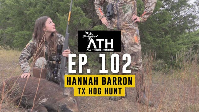 Hannah Barron Hog Hunting | Big Pig D...
