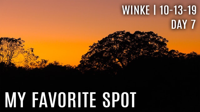 Winke Day 7: My Favorite Spot