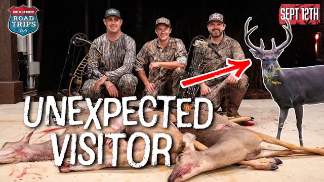 Unexpected Giant During a Doe Hunt | Was This a Mistake? | Realtree Road Trips