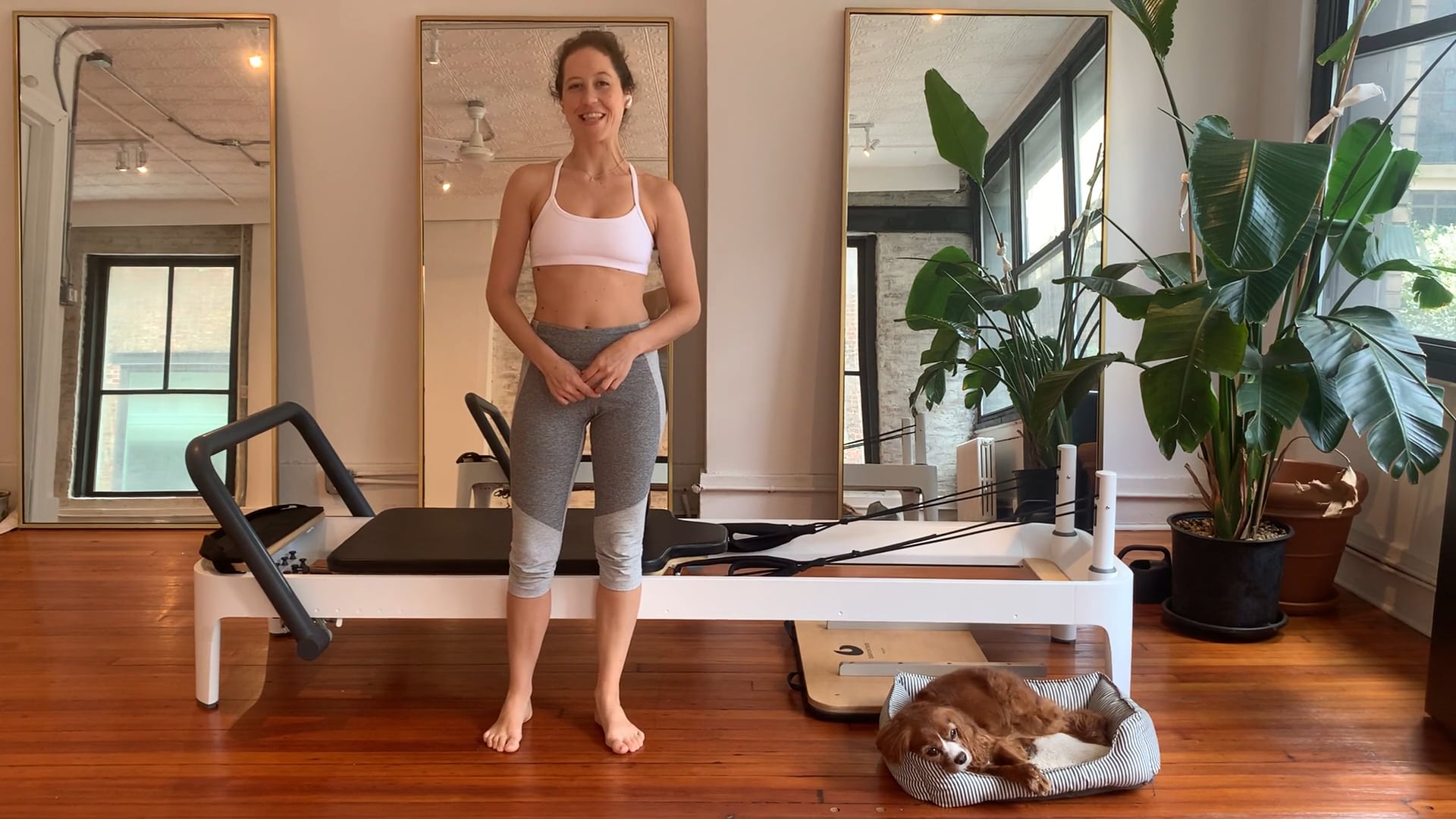 pilates reformer // stretch