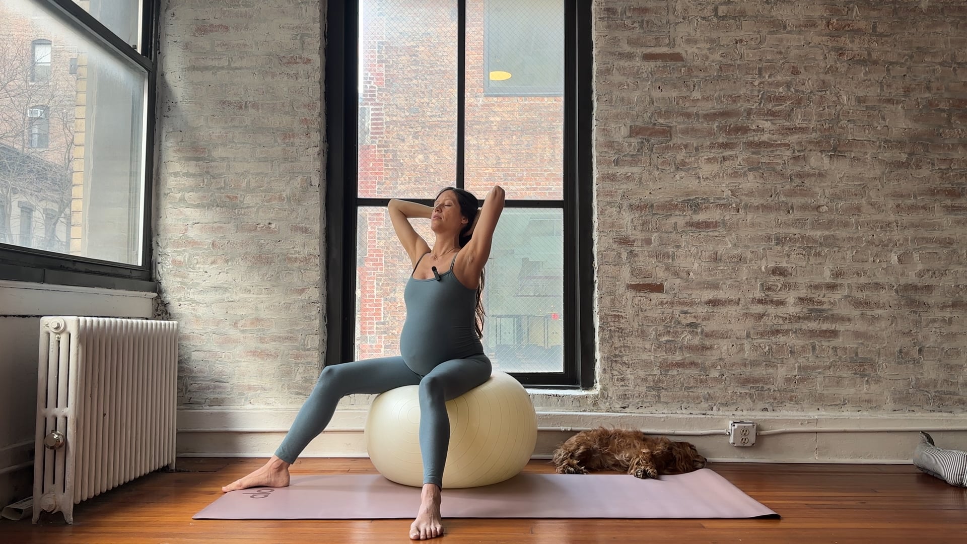 37. Strength + Space with the Birthing Ball (Low Energy)