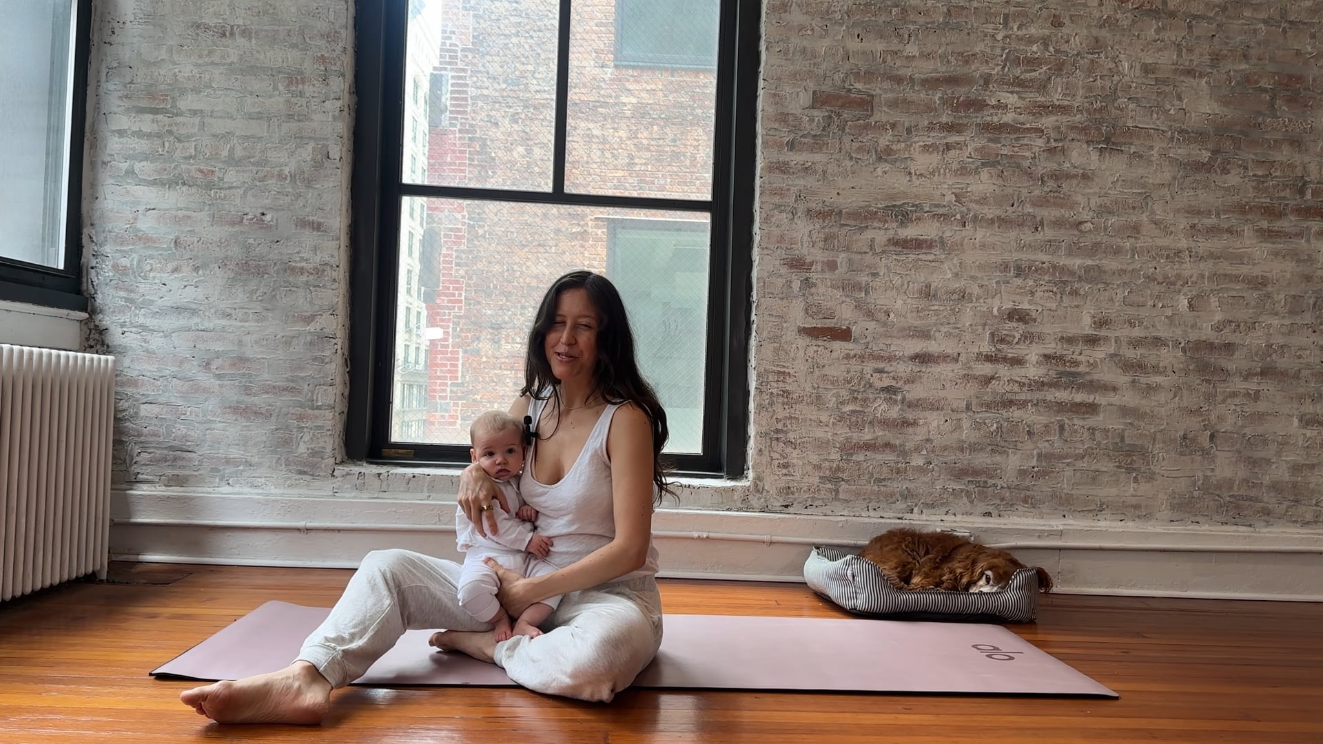 5. Full Body Mat Workout with Baby