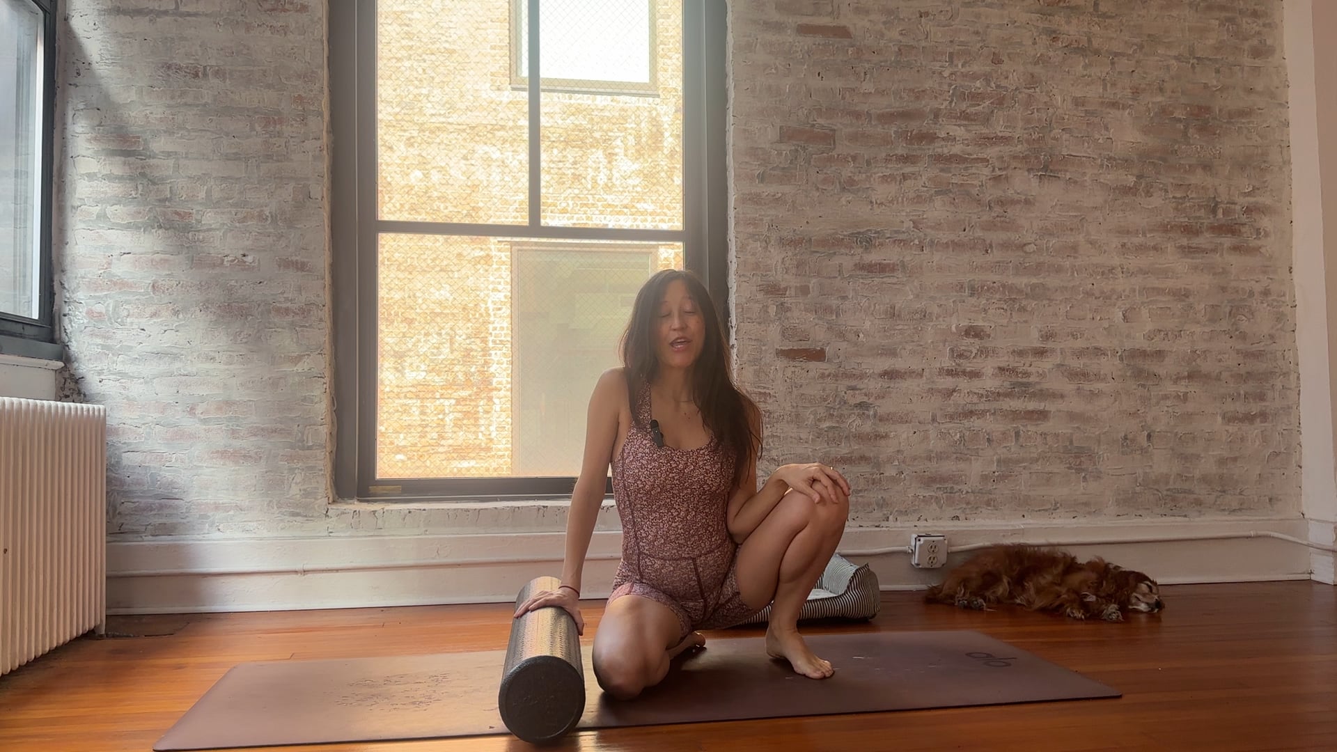 45. Hip:Glute Openers with Foam Roller (Low Energy)